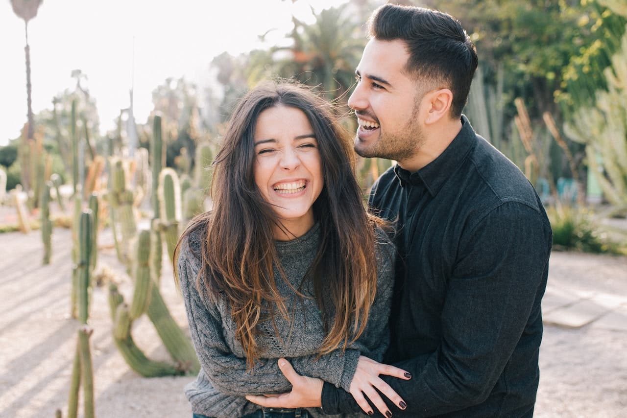 Photo of a happy couple demonstrating intimacy in relationships