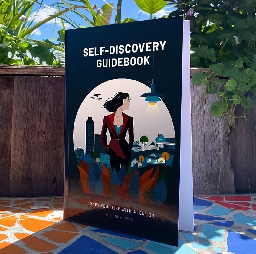 Photo of the self-discovery guidebook by Zoe West